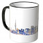 JUNIWORDS Tasse "Guten Morgen Hamburg!" Skyline bei Nacht