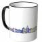 JUNIWORDS Tasse "Guten Morgen Trier!" Skyline bei Nacht