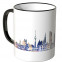 JUNIWORDS Tasse "Guten Morgen Wien!" Skyline bei Nacht