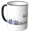 JUNIWORDS Tasse "Guten Morgen Moskau!" Skyline bei Nacht