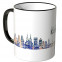 JUNIWORDS Tasse "Guten Morgen Köln!" Skyline bei Nacht