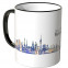 JUNIWORDS Tasse "Guten Morgen Ruhrpott!" Skyline bei Nacht