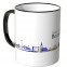 JUNIWORDS Tasse "Guten Morgen Bochum!" Skyline bei Nacht