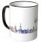 JUNIWORDS Tasse "Guten Morgen Ulm!" Skyline bei Nacht