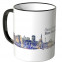 JUNIWORDS Tasse "Good Morning Dallas!" Skyline bei Nacht