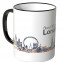 JUNIWORDS Tasse "Good Morning London!" Skyline bei Nacht