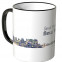 JUNIWORDS Tasse "Good Morning New York!" Skyline bei Nacht