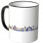 JUNIWORDS Tasse "Guten Morgen Wuppertal!" Skyline bei Nacht