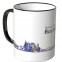 JUNIWORDS Tasse "Guten Morgen Aachen!" Skyline bei Nacht