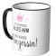 tasse rosa ich werd prinzessin 