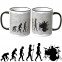 JUNIWORDS Tasse Evolution Schlagzeug