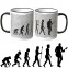 JUNIWORDS Tasse Evolution Gitarrist