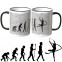 JUNIWORDS Tasse Evolution Turnen