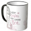 JUNIWORDS Tasse Keep calm and drink tea - aquarell