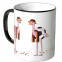 JUNIWORDS Tasse Flamingo Fußballfans Deutschland