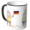 JUNIWORDS Tasse Einhorn Fußballfans Deutschland