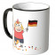 JUNIWORDS Tasse Einhorn Flagge Deutschland