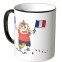 JUNIWORDS Tasse Frankreich Einhorn Flagge