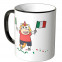 JUNIWORDS Tasse Italien Einhorn-Flagge