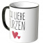 JUNIWORDS Tasse Ich liebe furzen