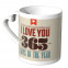 JUNIWORDS Herz Tasse I love you 365 days of the year