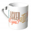 JUNIWORDS Herz Tasse He asked will you? And she said Yes!