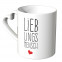 JUNIWORDS Herz Tasse Lieblingsmensch mit Herz Motiv 2