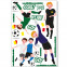 Wandsticker Set A4 - Fußball WM