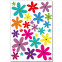 Wandsticker Set A4 - bunte Blumen Design 2