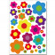 Wandsticker Set A4 - bunte Blumen Design 4