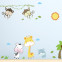 Wandsticker Set XL - Baby Safari Tiere