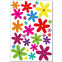 Wandsticker Set A4 - bunte Blumen Design 2