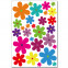 Wandsticker Set A4 - bunte Blumen Design 3