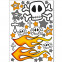 Wandsticker Totenkopf