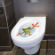 WC Aufkleber crazy Frosch