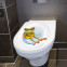 WC Aufkleber Frosch mit Rettungsring