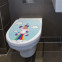 Toilettendeckel Einhorn Rocket