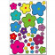 Wandsticker Set A4 - bunte Blumen Design 5