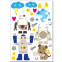 Wandsticker Roboter