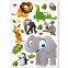 Wandsticker Set A4 - Zoo