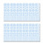 Wandsticker Set Mega - Pastell Punkte Blau