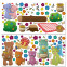 Wandsticker Mega Set - Teddybären Picknick