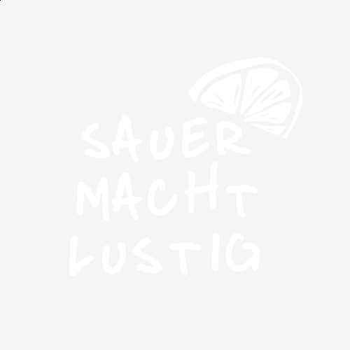 Wandtattoo Spruch "Sauer macht lustig", Wandaufkleber, Wandsticker