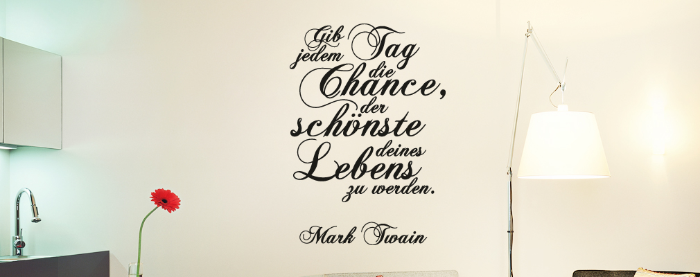 Wandtattoo Zitate Wandtattoo Zitate