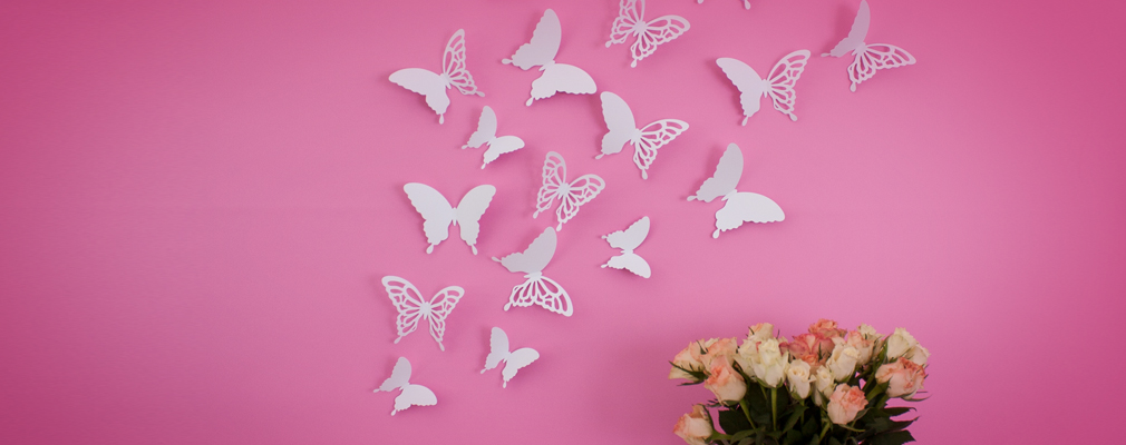 3D Schmetterlinge Wandtattoo