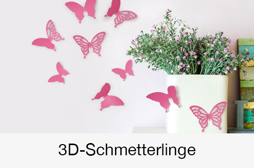 3D-Schmetterlinge