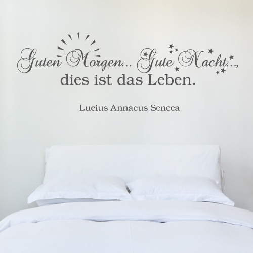 Wandtattoo-Zitat - Guten Morgen